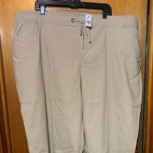 NWT Lane Bryant Poplin Wide Leg Crop